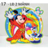 Lồng đèn nhựa 3D chuột Mickey