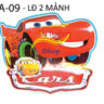 Lồng đèn nhựa 3D Lightning McQueen